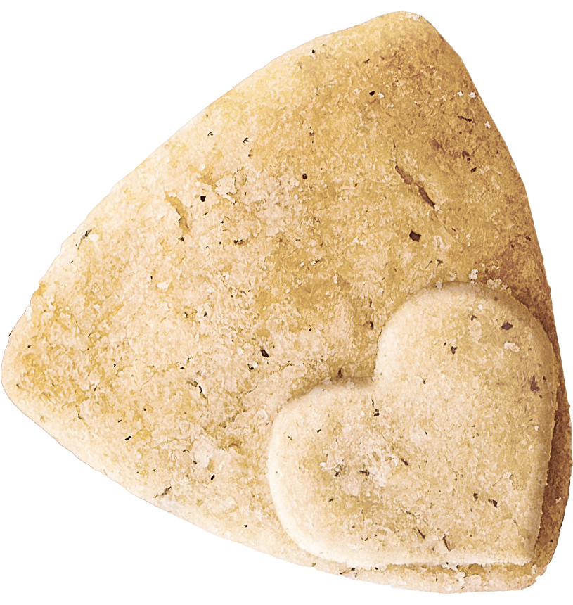 PUR veganer Bio-Keks mit Haselnuss und Herzmotiv